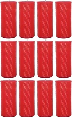 Produktbild von Ersatzkerze Nachfüllerkerze ( N3 ) Nachfüller 12er Pack in Rot