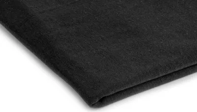 Obrázek produktu pro Pletenina Polyspun, Polyviscose Black 50 x 160 cm