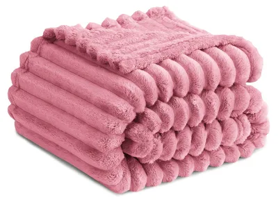 Obrázok produktu pre Fleecová prikrývka, flanel, 150 x 200 cm, 100% mikrovlákno, vhodná na posteľ 90 cm, veľká prikrývka na pohovku