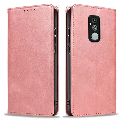 Produktbild von Handyhülle für Huawei Mate 20 Lite Kunstleder Flip Cover Hülle Klapphülle Case Kartenfach Farbe: Rosa