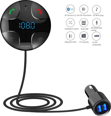 Produktbild von 4smarts KfZ Bluetooth FM Transmitter mit Ladefunktion