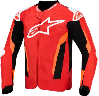 Zdjęcie produktu dla Kurtka motocyklowa Alpinestars T-GP Air, tekstylna, z perforacjami, czerwono-czarna, rozmiar S