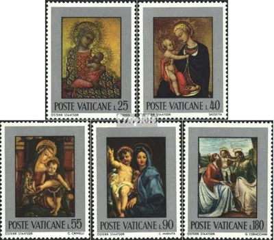 Produktbild von Briefmarken Vatikanstadt 1971 Mi 581-585 (kompl.Ausg.) postfrisch Sondermarken
