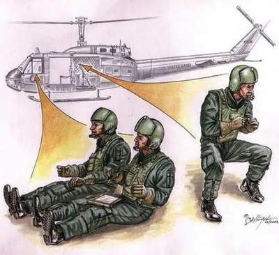 Produktbild von US Hubschrauber Besatzung Vietnam / 1:72