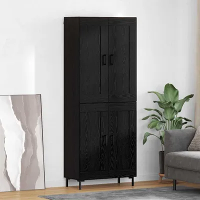 Immagine prodotto di Maison Exclusive - Mobile contenitore a due ante, finitura effetto legno noce, dimensioni 69,5 x 34 x 180 cm