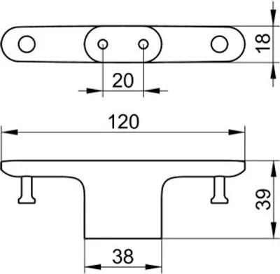 Produktbild von KEUCO 11515250000 Handtuchhaken Edition 400 11515,