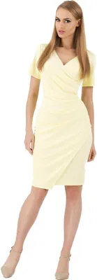 Produktbild von Damen Kleid Elegant; Gelb/S/36