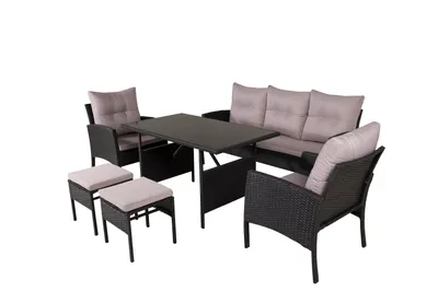 Produktbild von Venture Home Lounge-Set Knock Schwarz