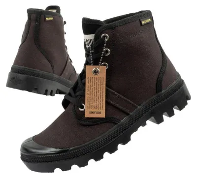 Image de Bottes de sport Palladium Pallabrousse, modèle femme, couleur noire, taille 38