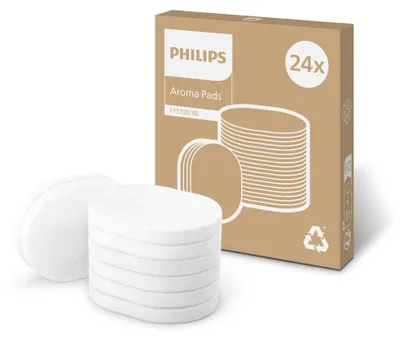 Obrázek produktu pro Philips Aroma polštářky, Aroma pads, Bílá, 24 kusů, CX1520, CX55xx, CX7550, DE3xxx, HU15xx, HU42xx, HU4109, HU5600, HU5710, 26 mm, 20 mm