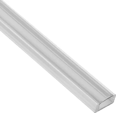 Produktbild von A17 LED Aluprofil Weiss 2m Abdeckung klar