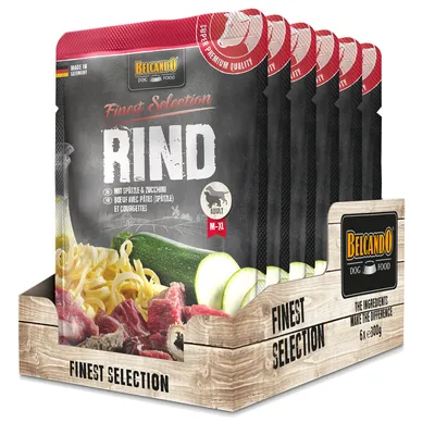 Produktbild von BELCANDO® Rind mit Spätzle & Zucchini 6x 300g