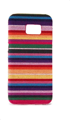 Produktbild von Handyhülle aus Stoff-Case für Samsung Galaxy S7 Edge Cover Etuis Bumper Bunt