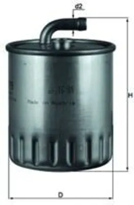 Produktbild von Kraftstofffilter MAHLE KL 179 passend für MERCEDES-BENZ C-Klasse Limousine (W203) Leitungsfilter