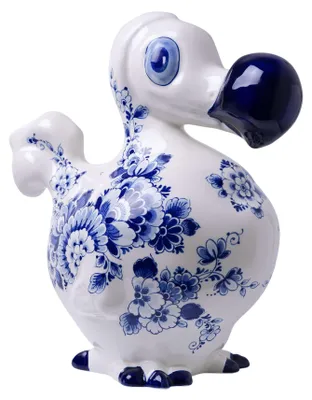 Obrázok produktu pre Heinen Delfts Blauw – Dekoratívna figúrka „Modrý dodo“ – Keramika – 30 cm