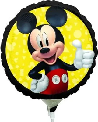 Immagine prodotto di Palloncino in cellophane su stecchino - rotondo - Topolino