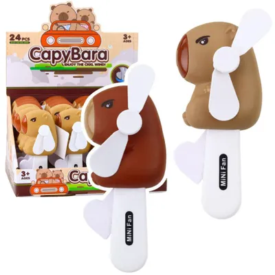 Produktbild von Capybara Handfächer für Kinder 14,5 cm Mix