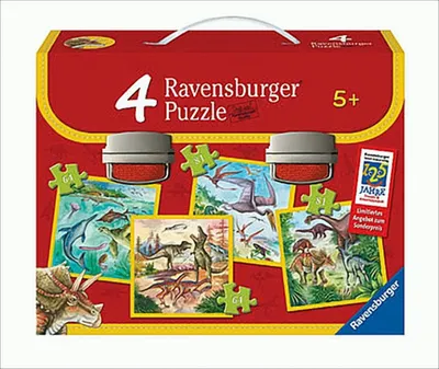 Image de Coffret puzzle - Au temps des dinosaures