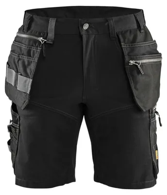 Produktbild von Blakläder Handwerker Shorts mit Stretch 1598, Farbe:Schwarz, Größe:C58