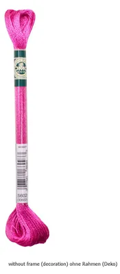 Produktbild von DMC Stickgarn Mouline Satin 1008F -602, 6-fädig, 8m
