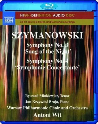 Obrázok produktu pre Karol Szymanowski (1882-1937): Symphonien Nr.3 & 4 - Naxos - (Blu-ray Video / Classic)
