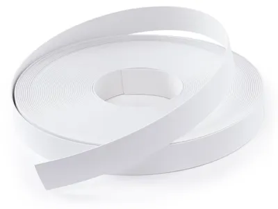 Imagen del producto de Elzusha - Cinta de borde de PVC, 19 mm x 16 m, color blanco, con adhesivo termofusible para restauración de muebles