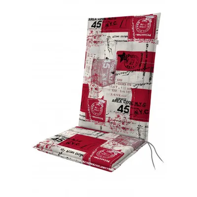 Obrázok produktu pre Poduška na stoličku a kreslo s vysokou opierkou 119 x 48 x 6 cm Doppler LIVING 3133