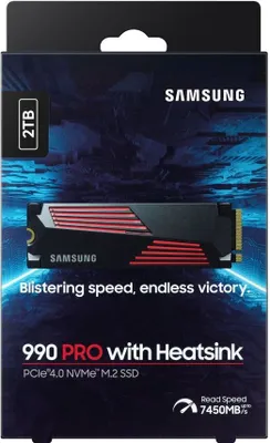 Obrázek produktu pro Samsung 990 PRO MZ-V9P2T0CW - SSD - šifrovaný - 2 TB - interní - M.2 2280 - PCIe 4.0 x4 (NVMe)