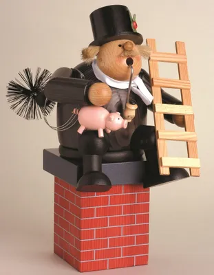 Produktbild von Schornsteinfeger - Kantenhocker (16cm) Räuchermann von KWO