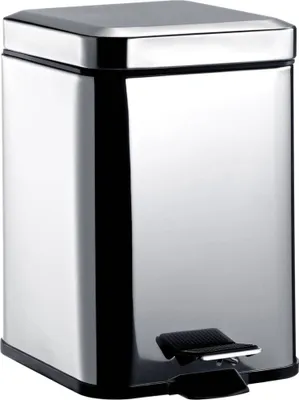 Produktbild von EMCO Abfallbehälter System 2 Standmodell, mit Deckel, eckig, 5 l Edelstahl