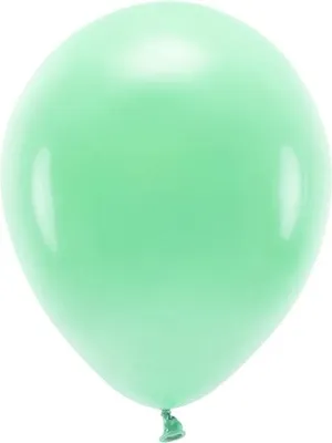 Produktbild von Öko-Luftballons 30cm Pastell, Mint (1 Packung / 10 Stück)