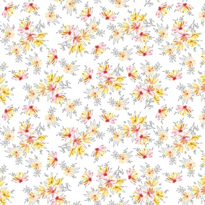 Produktbild von Sovie HORECA Tischdecke Alena aus Linclass® Airlaid 80 x 80 cm, 20 Stück - Floral Aquarell