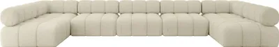 Produktbild von ALTDECOR Modulares Sofa Ecksofa in U-Form - Garvo-U3 - 475x190x70 cm Beige Corner modular Sofa Eckcouch Couch Wohnlandschaft Cauchsofa Polstersofa