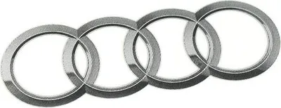 Productafbeelding van Audi 8R0060306 - Ringembleem, logo, sticker, kentekenplaat, 95x56 mm