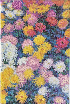 Obrázek produktu pro Notatnik Paperblanks Monet’s Chrysanthemums Midi linia PB9714-3
