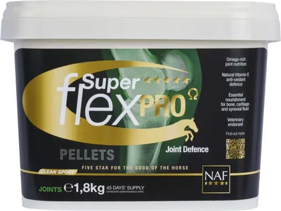 Productafbeelding van Naf Equine Superplex Pro Omega 1,8 kg. Voedingssupplement. Transparant. Één maat
