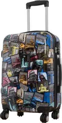 Produktbild von Handgepäck New All City 55 cm Reisekoffer 35 Li Motiv Trolley mit Bilder Bowatex