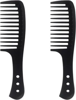 Produktbild von Sularpek Krullenkam - 2 Stück Breite Zähne Kamm für Antistatische Krulstyling