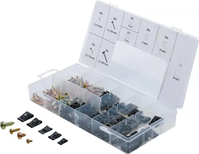 Produktbild von BGS 8114 Dämpfungsscheiben- und Schrauben-Sortiment, 170-tlg.