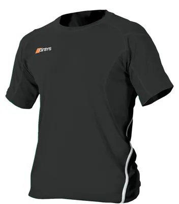Productafbeelding van Grays Hockeyshirt G650, sportshirt, zwart-wit, maat XS, ademend polyester
