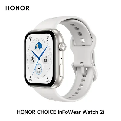 Produktbild von HONOR Watch 2i, 1,85-Zoll-AMOLED-Display, Bluetooth-Anruf, Schlafüberwachung, 109 Sportmodi, Sitzerinnerung, Musiksteuerung, Frauengesundheitsmanageme