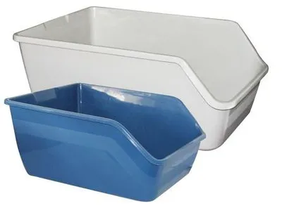 Productafbeelding van Pawise Kattenbak open met hoge rand Large