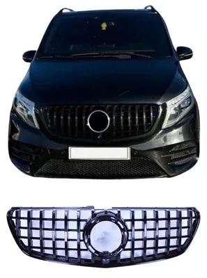 Obrázek produktu pro Mřížka chladiče pro Mercedes W447 třídy V facelift Panamericana vzhled černá