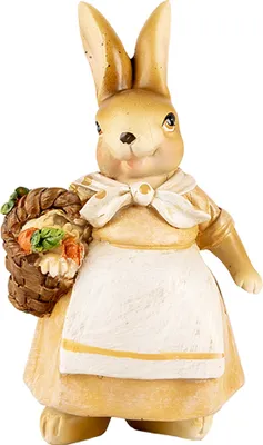 Immagine prodotto di Clayre & Eef figura decorativa coniglio 13 cm plastica marrone