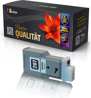 Produktbild von Kompatible Tonerkartusche für Canon imagePROGRAF IPF680 imagePROGRAF IPF680 Series imagePROGRAF IPF685 imagePROGRAF IPF780 8789B001 PFI207BK Schwarz Black - Office Line Serie