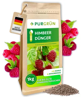 Produktbild von Purgrün -Himbeerdünger | Krümelgranulat für Himbeeren | 1kg