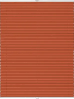 Produktbild von Plissee Klemmfix verspannt ohne Bohren Premium Farbe: Orange, Größe: 90x210 cm