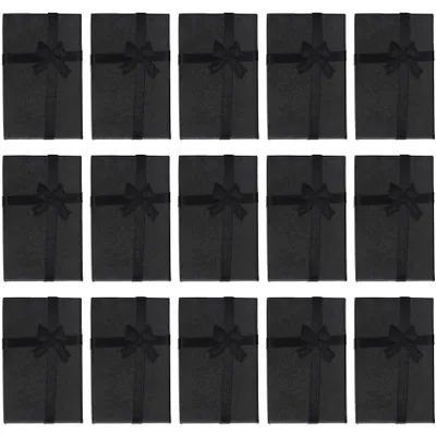 Image de Lot de 26 boîtes cadeaux pour bijoux - Noir