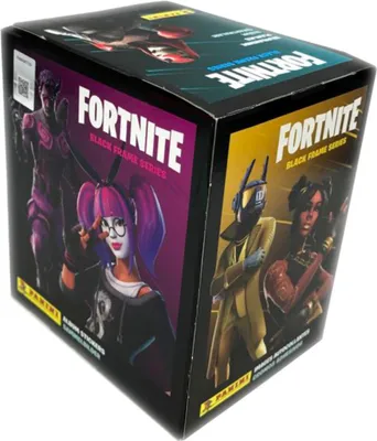Produktbild von Fortnite Black Frame Sticker Serie 2 (2020) - 1 Display (50 Tüten)
