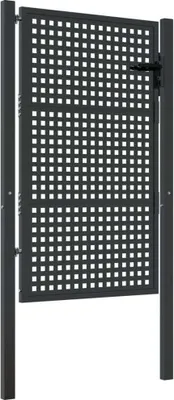 Image de Portail de jardin Anthracite 105x200 cm Acier
